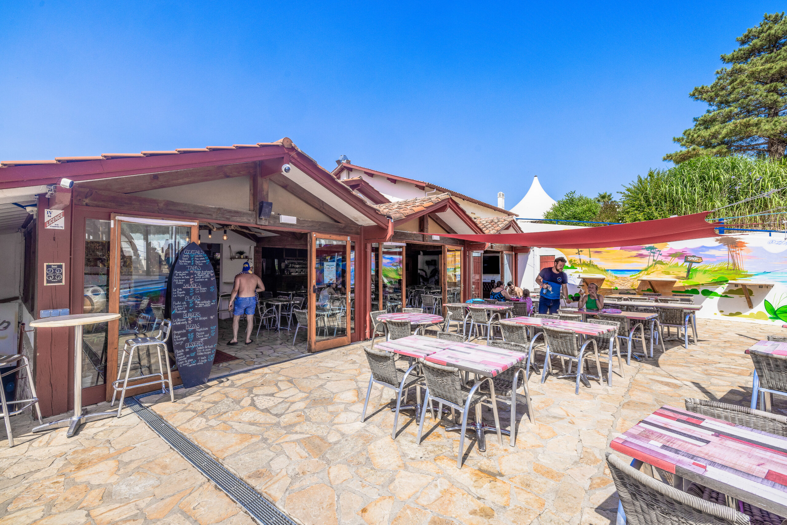 camping avec restaurant pays basque