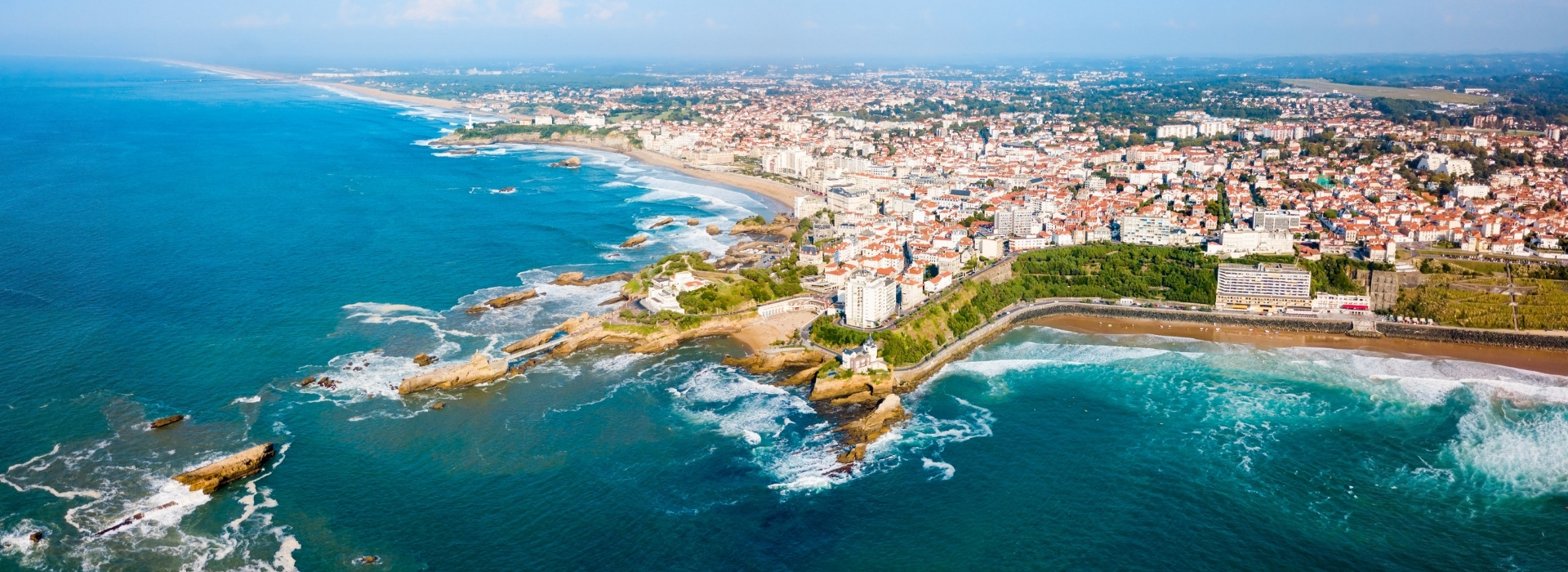biarritz vue aérienne