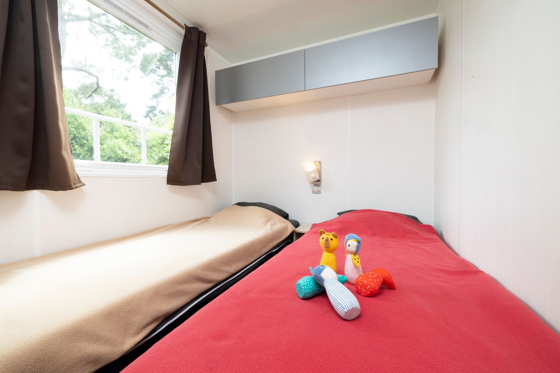 location mobil home lafitenia chambre enfants