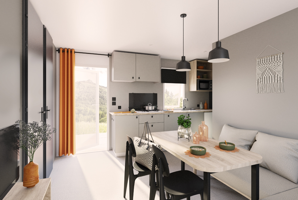 location mobil home lafitenia grand confort sejour