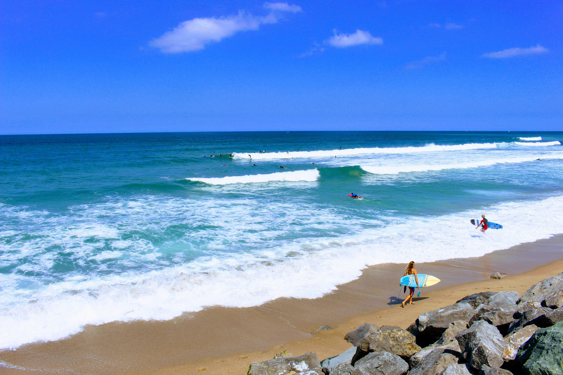 plage bidart