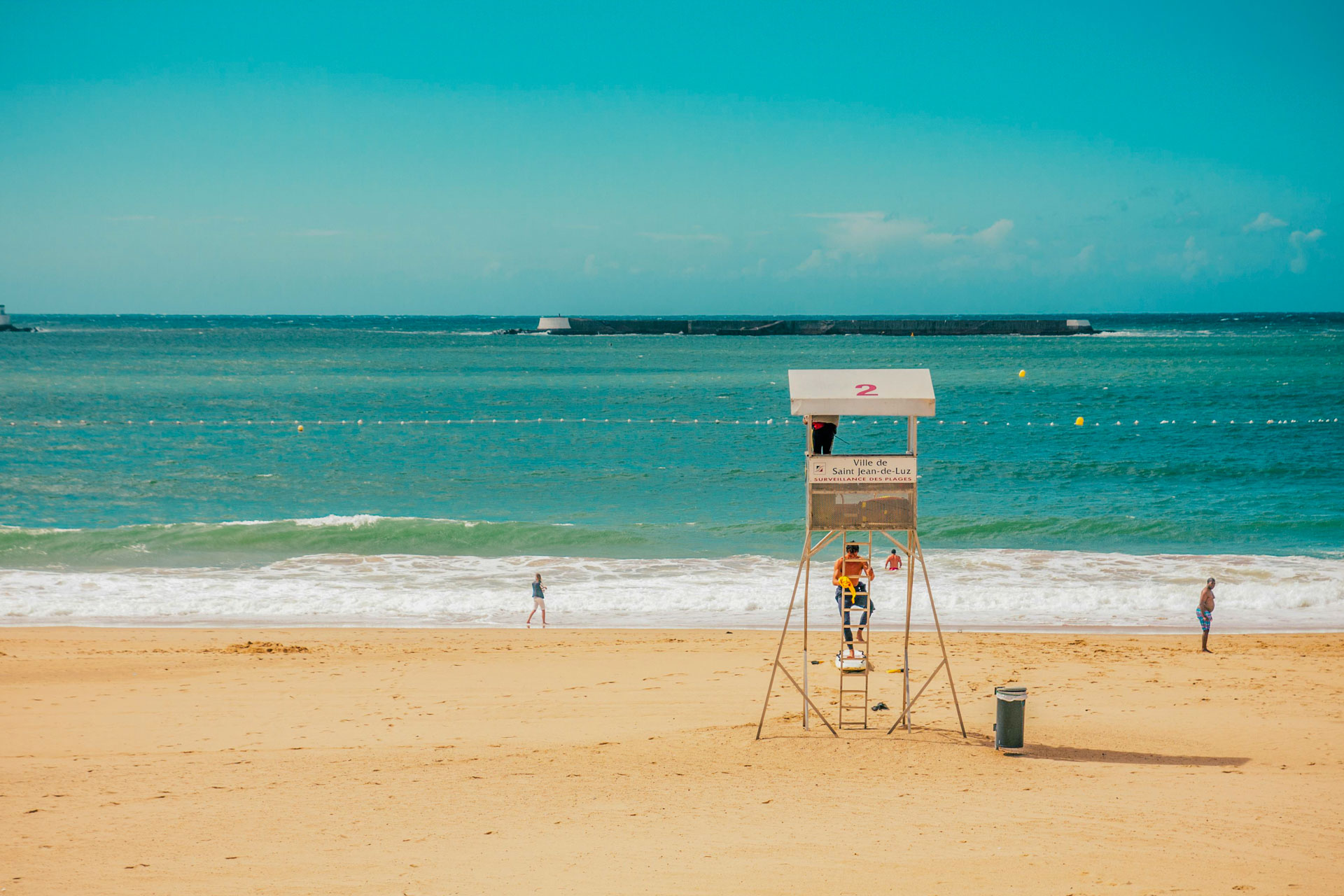 plage de saint jean de luz
